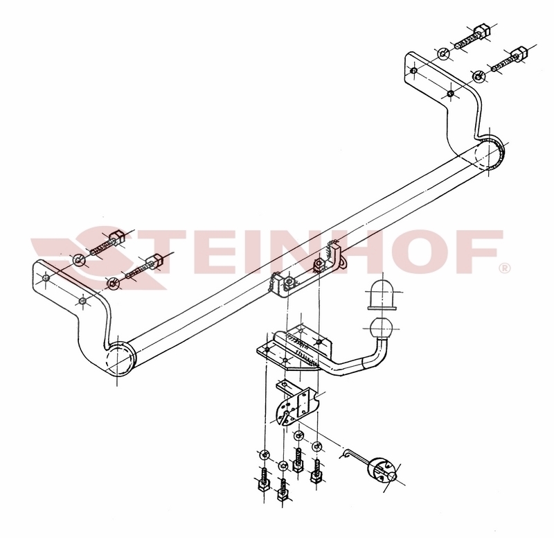 H-207 Vaste trekhaak Hyundai Accent Hatchback tussen bouwjaar 08/1999 en 2005